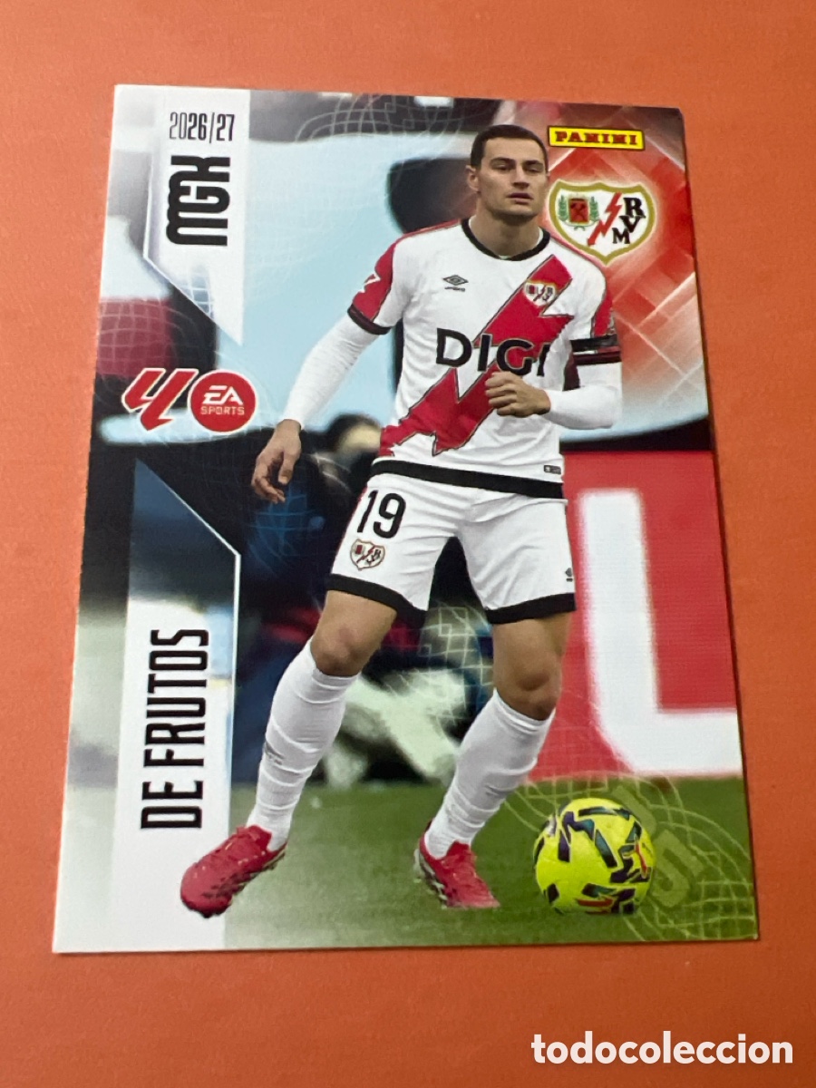 Cartes &agrave; collectionner de Football: C223. MEGACRACKS 2026 2027 MGK 26 27 NUEVO - RAYO VALLECANO N&ordm; 304 DE FRUTOS