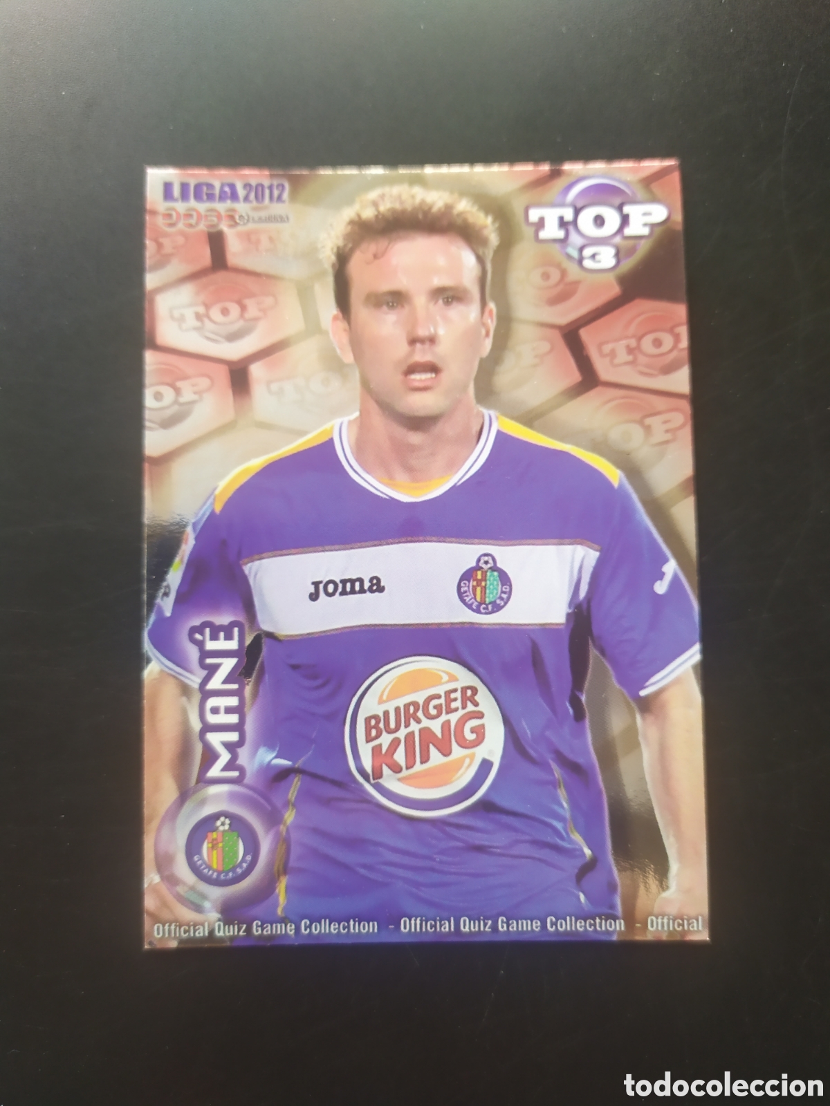 Cartes &agrave; collectionner de Football: Mundicromo fichas Liga 2011 2012 11 12 Man&eacute; top brillo rojo n&deg; 583 Getafe