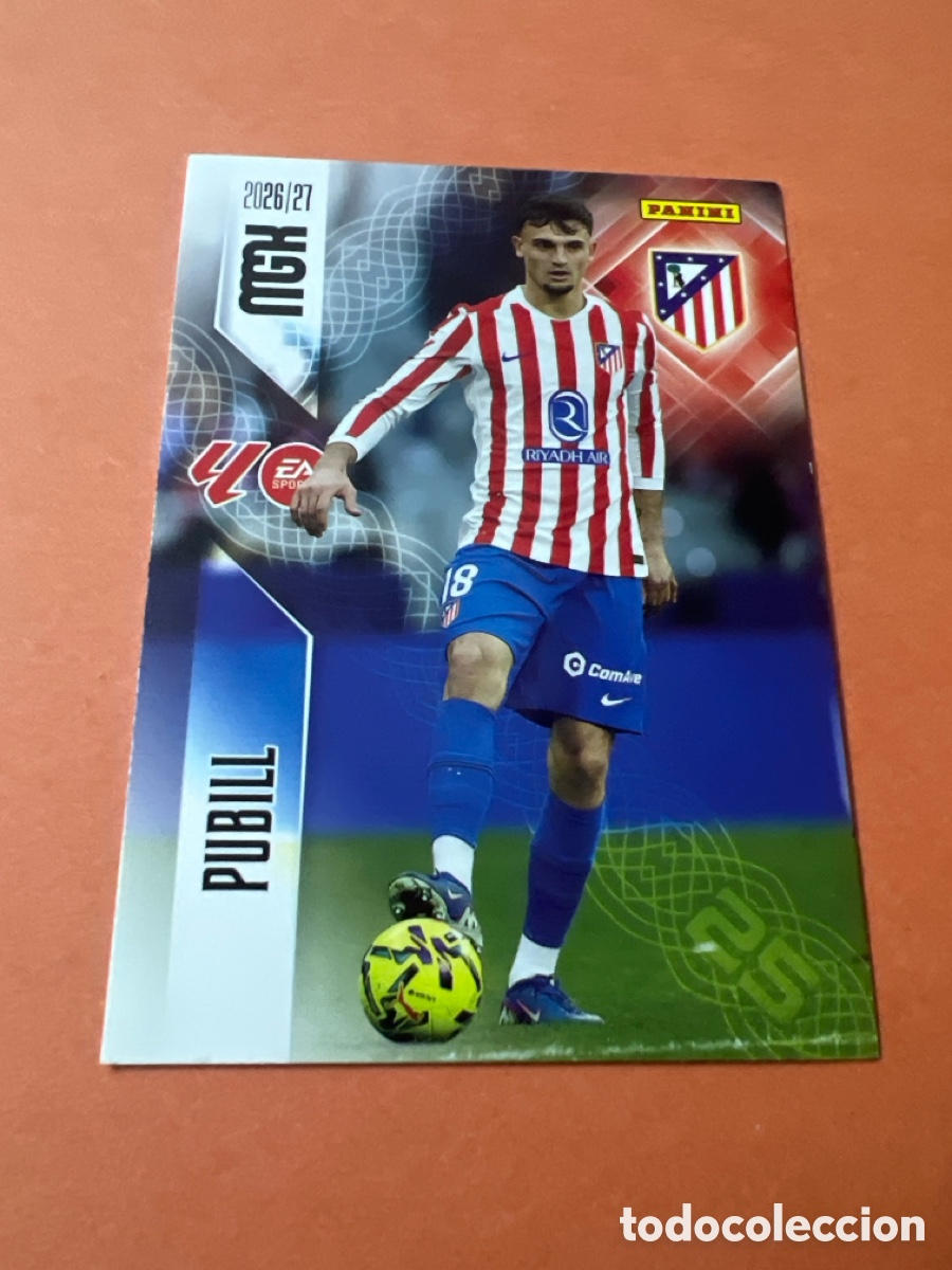 Cartes &agrave; collectionner de Football: C224. MEGACRACKS 2026 2027 MGK 26 27 NUEVO - ATLETICO DE MADRID N&ordm; 60 PUBILL