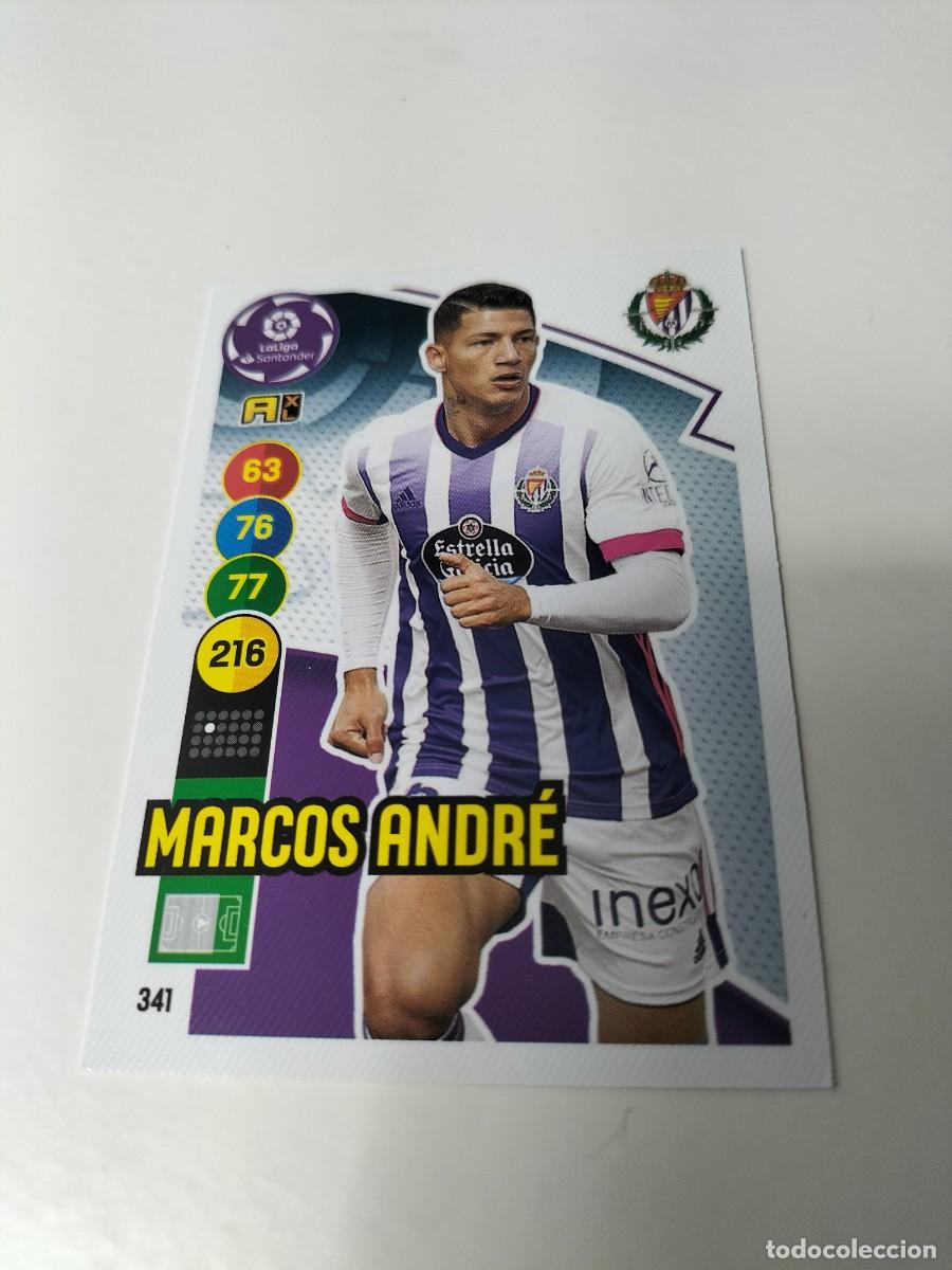 Cromos de f&uacute;tbol: 1 CROMO FICHA PANINI ADRENALYN 2020-2021 20-21 REAL VALLADOLID 341 MARCOS ANDRE