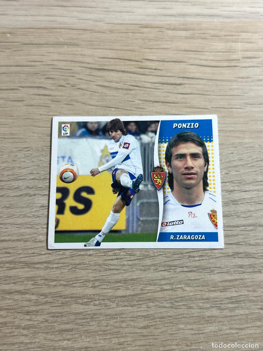 Cartes &agrave; collectionner de Football: PONZIO ZARAGOZA COLECCIONES ESTE LIGA 2006 2007 06 07 SIN PEGAR NUNCA PEGADO
