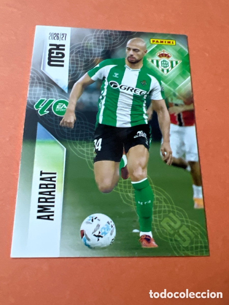 Cartes &agrave; collectionner de Football: C227. MEGACRACKS 2026 2027 MGK 26 27 NUEVO - REAL BETIS N&ordm; 100 AMRABAT