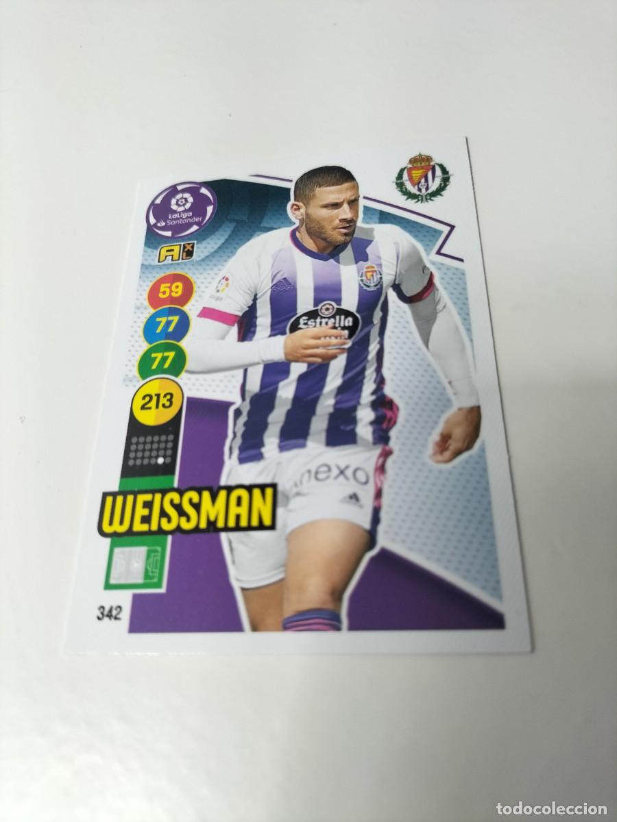 Fu&szlig;ball-Sticker: 1 CROMO FICHA PANINI ADRENALYN 2020-2021 20-21 REAL VALLADOLID 342 WEISSMAN
