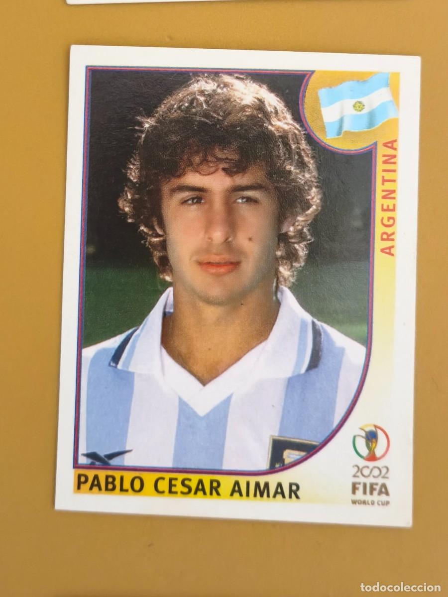 Cromos de f&uacute;tbol: aimar, corea japon 2002. fifa - Foto 1
