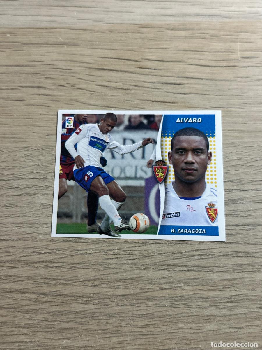 Fu&szlig;ball-Sticker: ALVARO ZARAGOZA COLECCIONES ESTE LIGA 2006 2007 06 07 SIN PEGAR NUNCA PEGADO