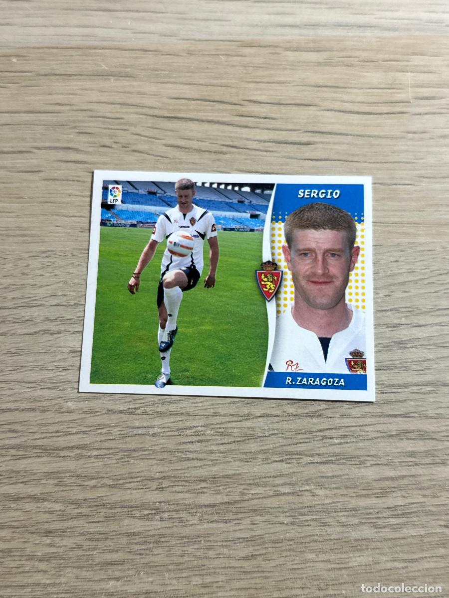 Fu&szlig;ball-Sticker: SERGIO ZARAGOZA COLECCIONES ESTE LIGA 2006 2007 06 07 SIN PEGAR NUNCA PEGADO