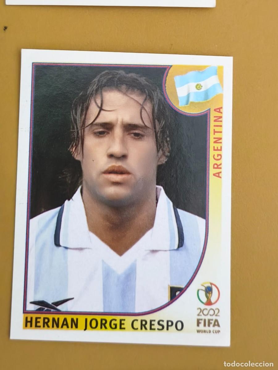 Fu&szlig;ball-Sticker: crespo, corea japon 2002. fifa