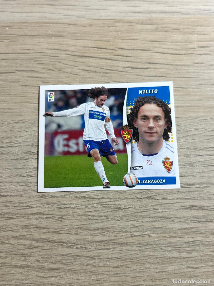 Fu&szlig;ball-Sticker: MILITO ZARAGOZA COLECCIONES ESTE LIGA 2006 2007 06 07 SIN PEGAR NUNCA PEGADO