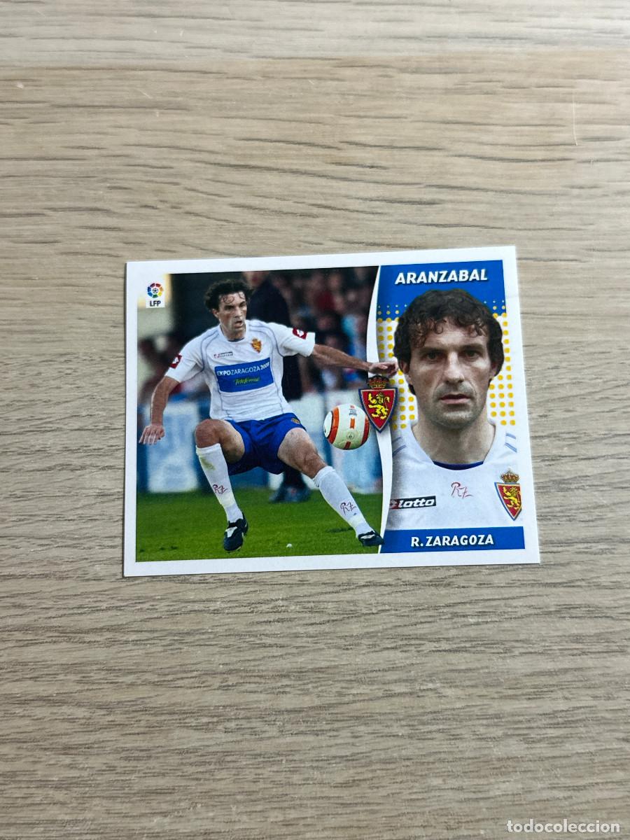 Fu&szlig;ball-Sticker: ARANZABAL ZARAGOZA COLECCIONES ESTE LIGA 2006 2007 06 07 SIN PEGAR NUNCA PEGADO