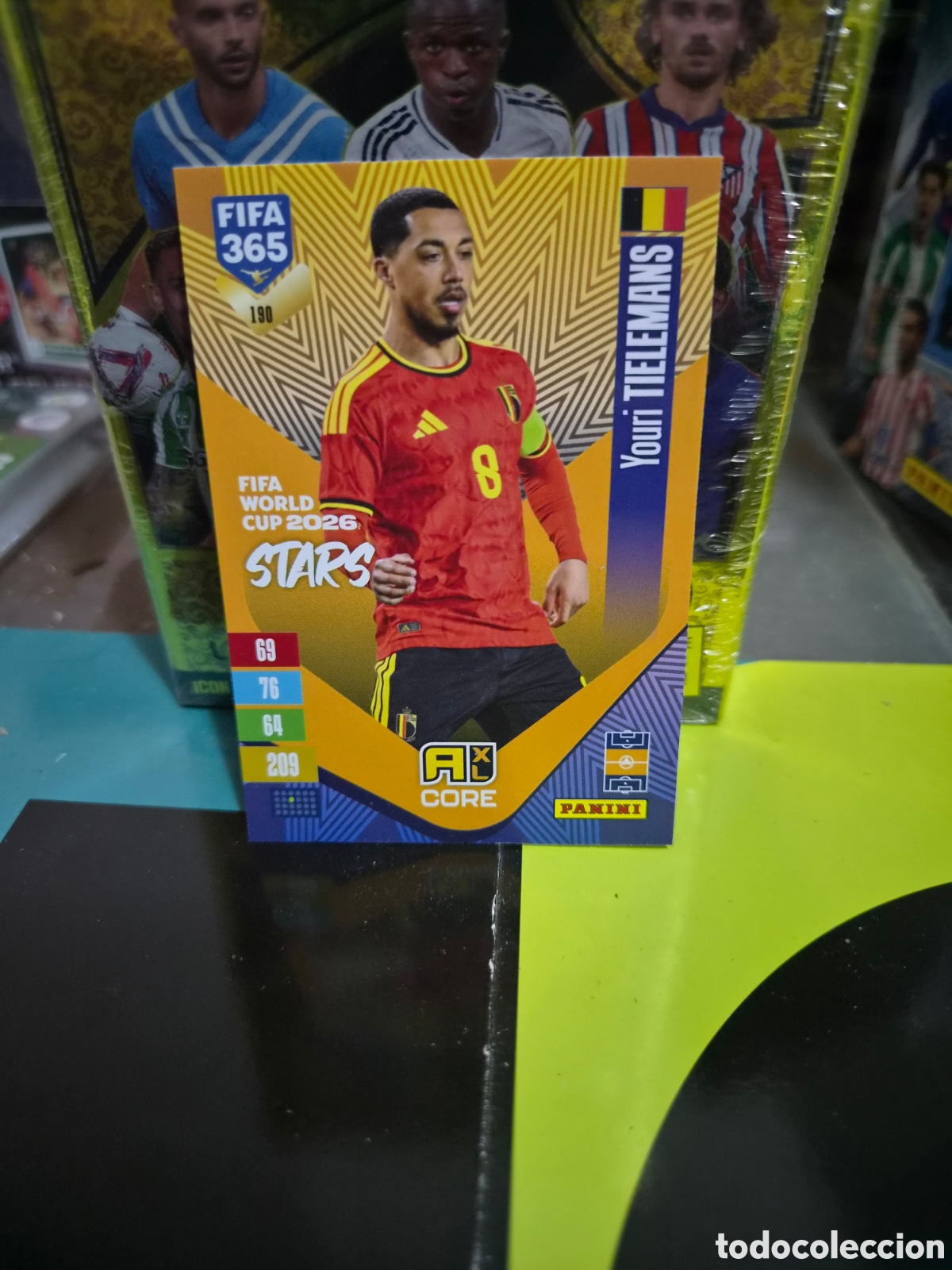 Cromos de f&uacute;tbol: N&deg;190 Youri Tielemans FIFA 365 2027