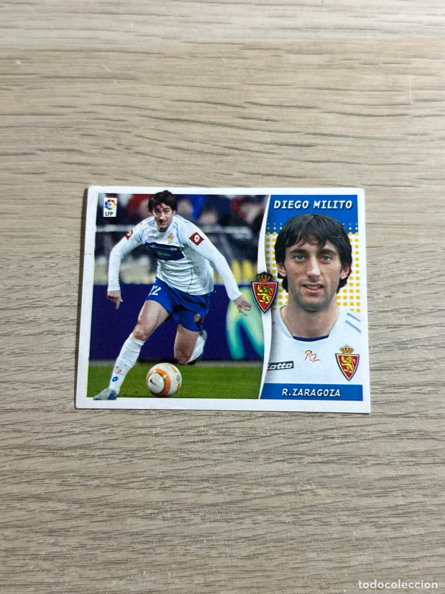 Cartes &agrave; collectionner de Football: DIEGO MILITO ZARAGOZA COLECCIONES ESTE LIGA 2006 2007 06 07 SIN PEGAR NUNCA PEGADO