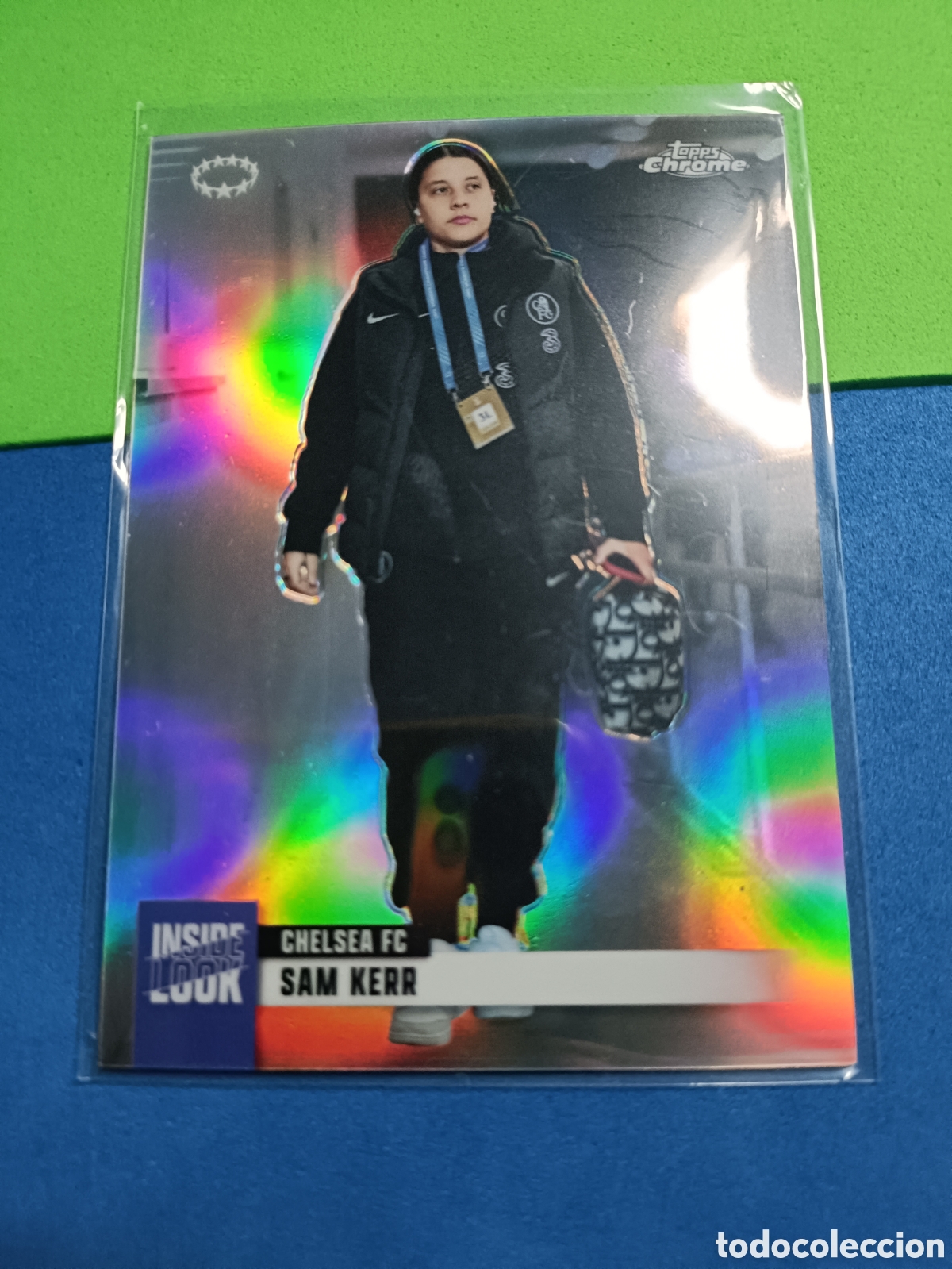 Figurine di Calcio: Topps Chrome UEFA Women's Champions League 2025 2026 - Inside Look IL-8 Sam Kerr