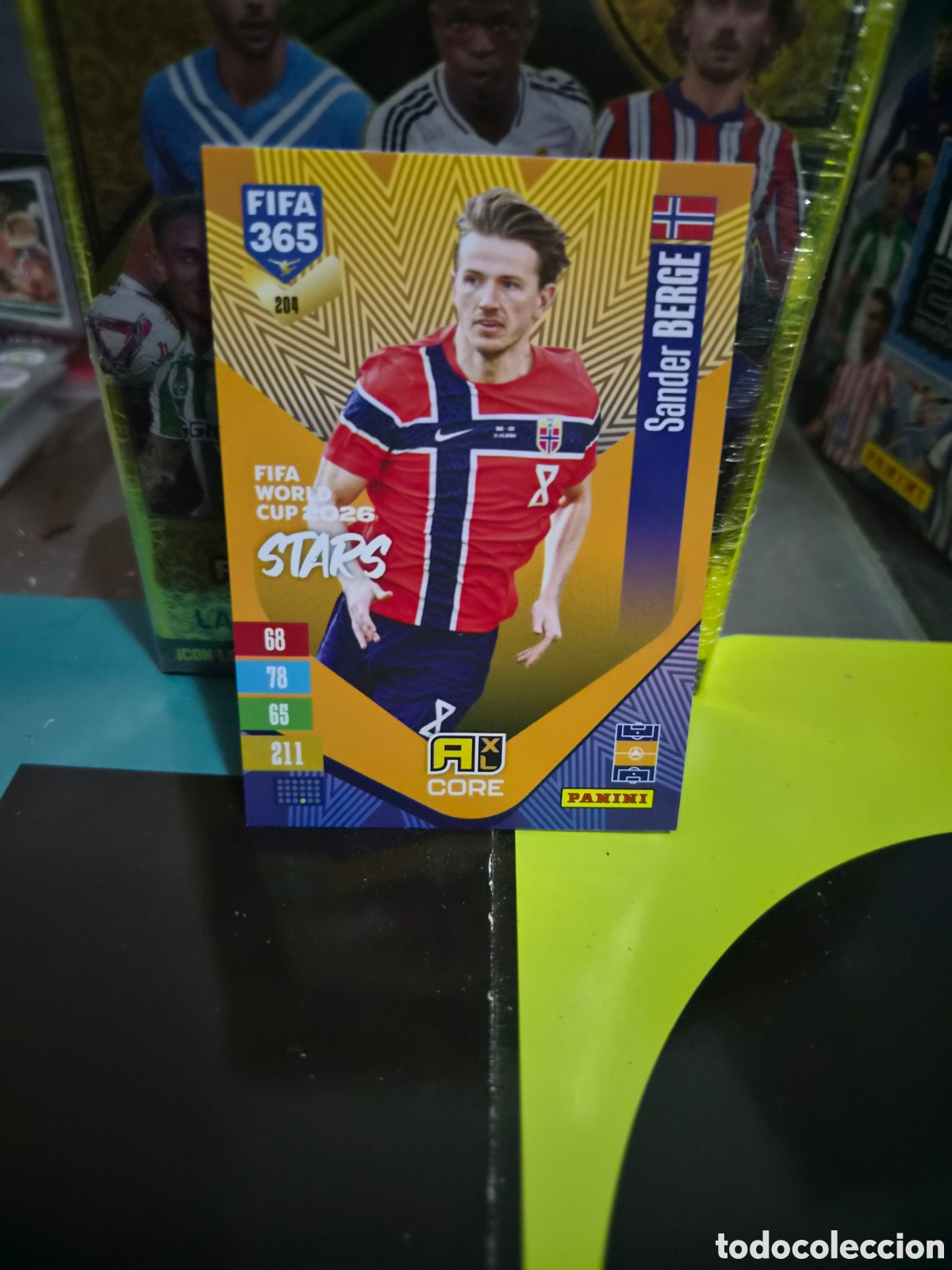 Figurine di Calcio: N&deg;204 Sander Berge FIFA 365 2027