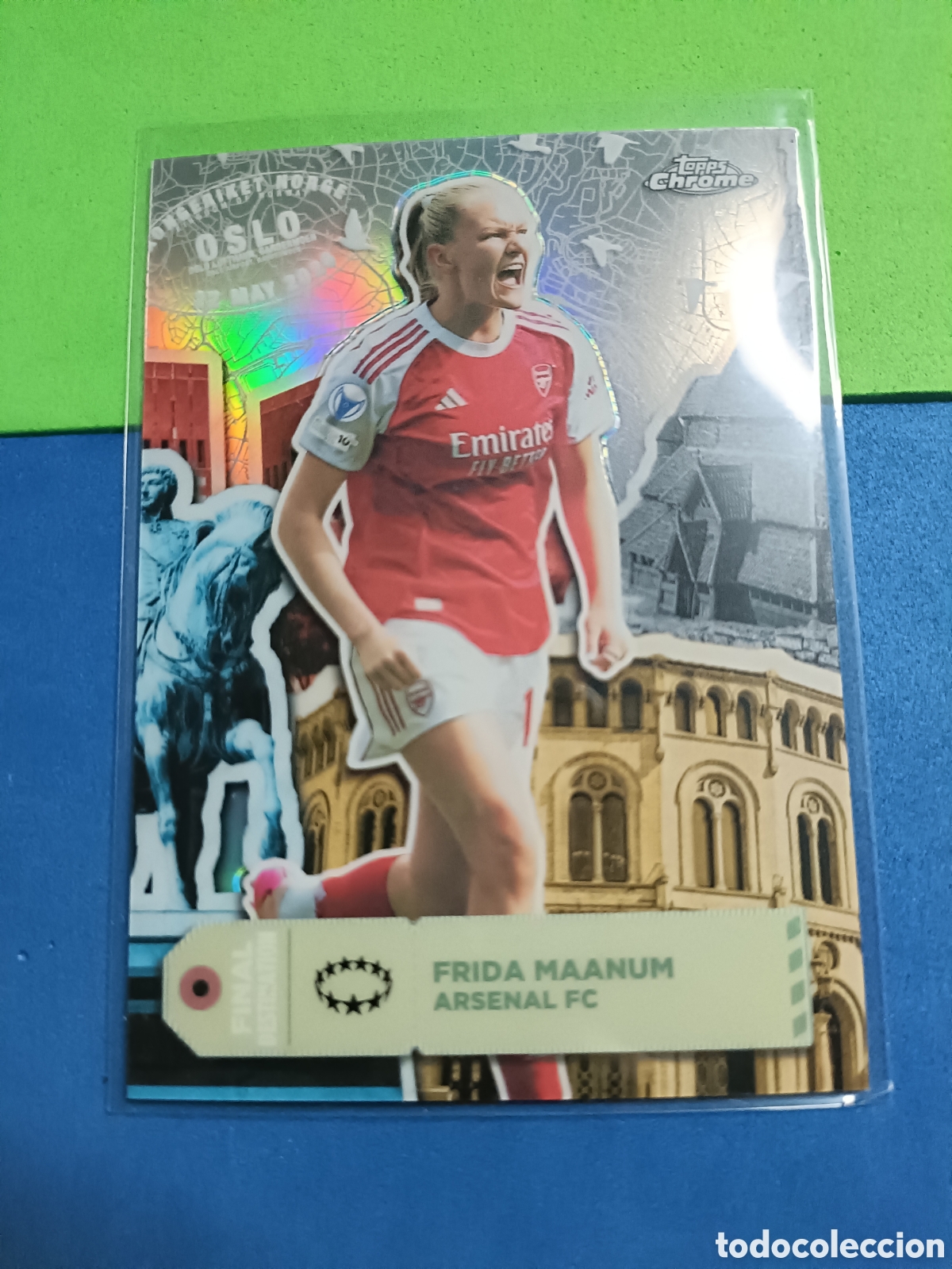Figurine di Calcio: Topps Chrome UEFA Women's Champions League 2025 2026 - Final Destination FD-5 Frida Maanum
