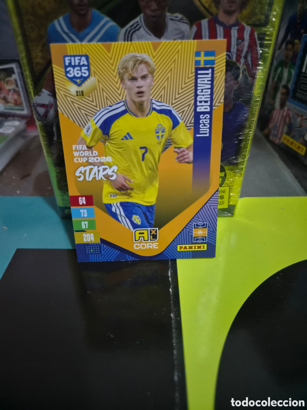 Figurine di Calcio: N&deg;210 Lucas Bergvall FIFA 365 2027