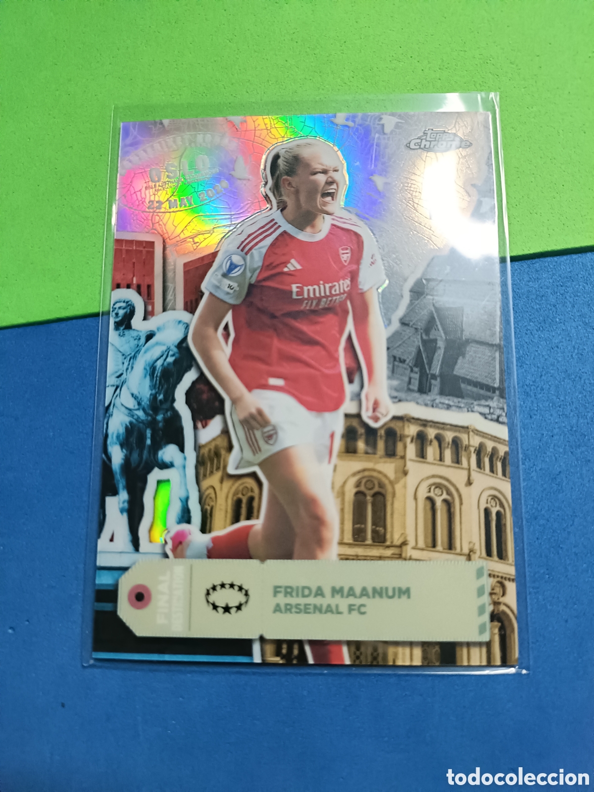 Figurine di Calcio: Topps Chrome UEFA Women's Champions League 2025 2026 - Final Destination FD-5 Frida Maanum