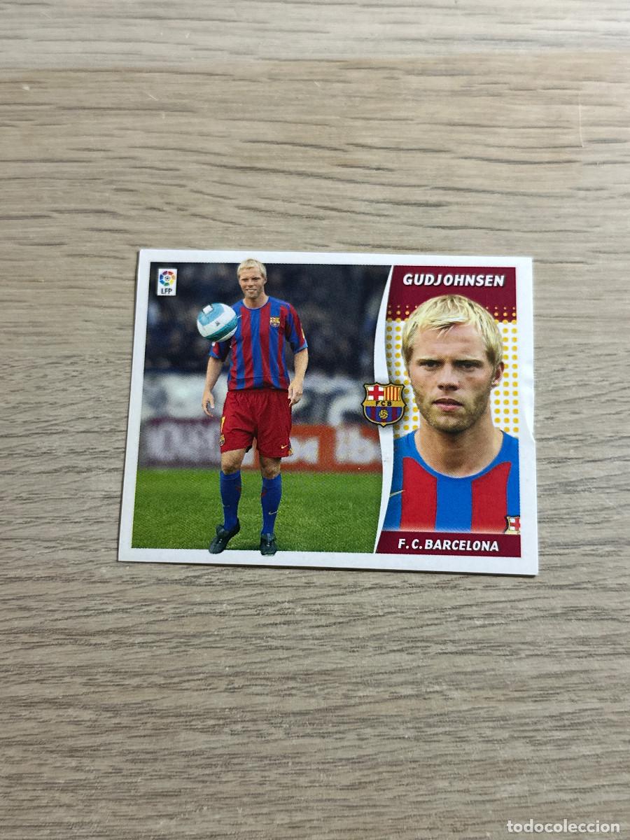Figurine di Calcio: GUDJOHNSEN FC BARCELONA ULTIMOS FICHAJES 2 COLECCIONES ESTE LIGA 2006 2007 06 07 SIN NUNCA PEGADO