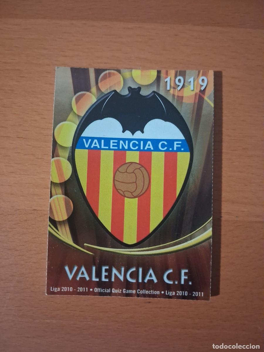 Figurine di Calcio: Mundicromo Official Quiz Game Collection 2010 2011 Valencia CF 55 Escudo