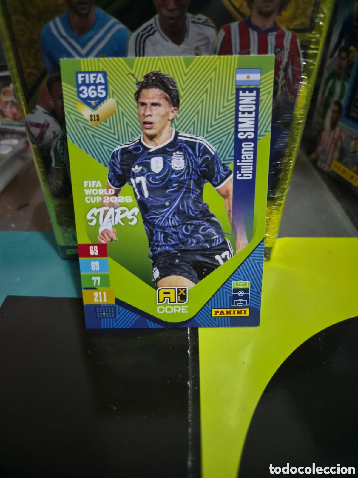 Cromos de Futebol: N&deg;213 Giuliano Simeone FIFA 365 2027