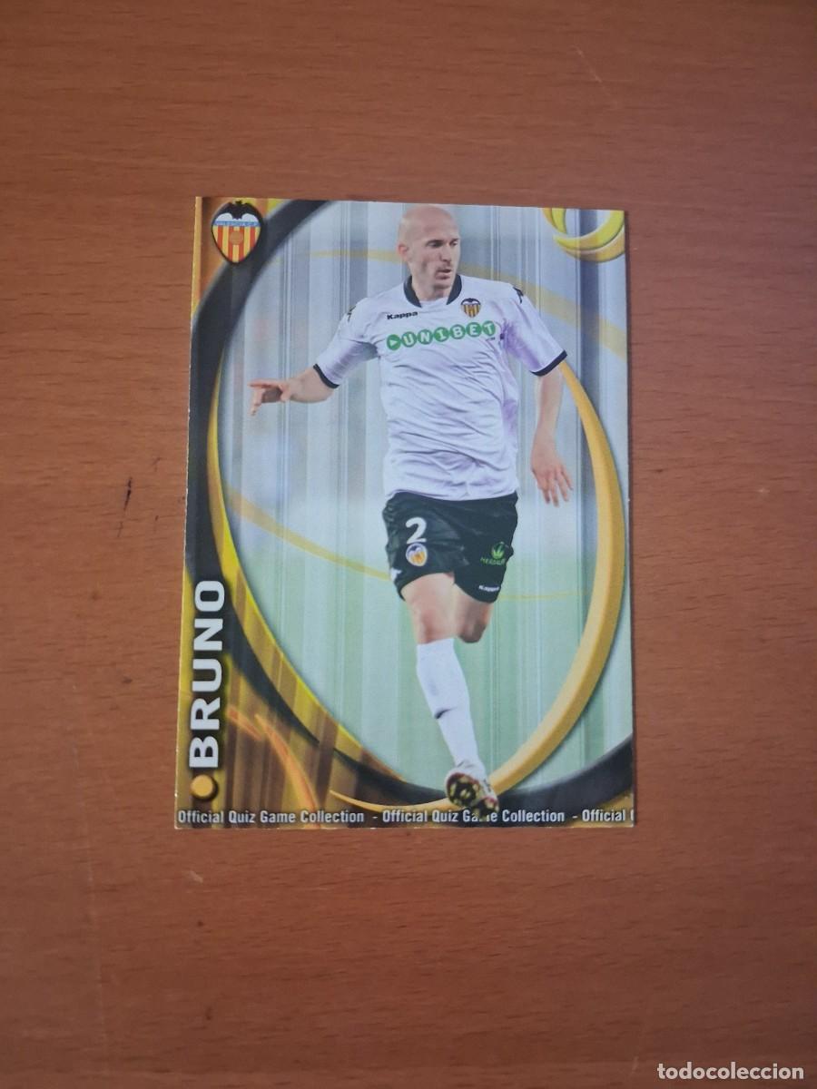 Football Stickers: Mundicromo Official Quiz Game Collection 2010 2011 Valencia CF 60 Bruno