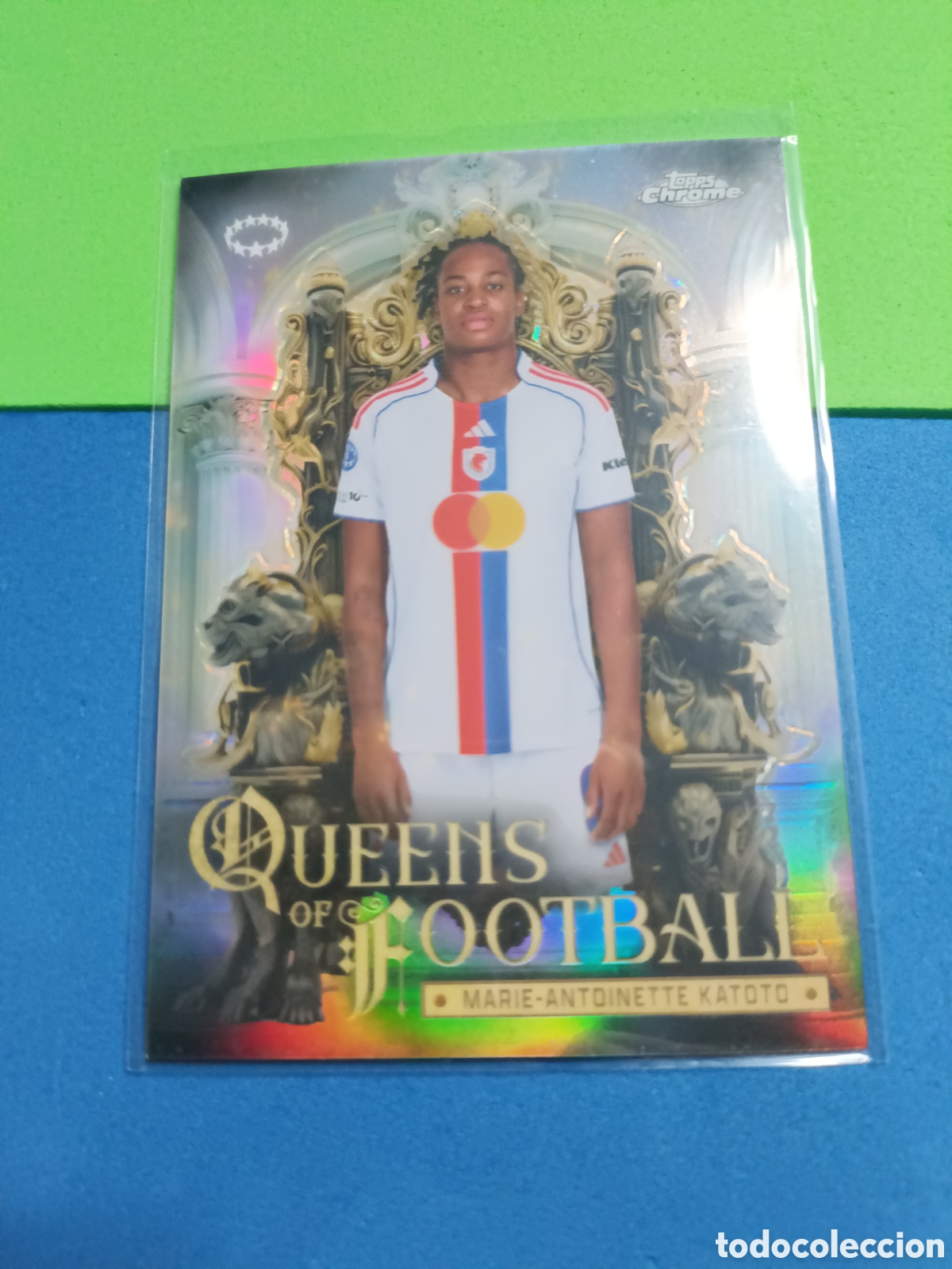 Figurine di Calcio: Topps Chrome UEFA Women's Champions League 2025 2026 - Queens Football QF-26 Marie Antoinette Katoto