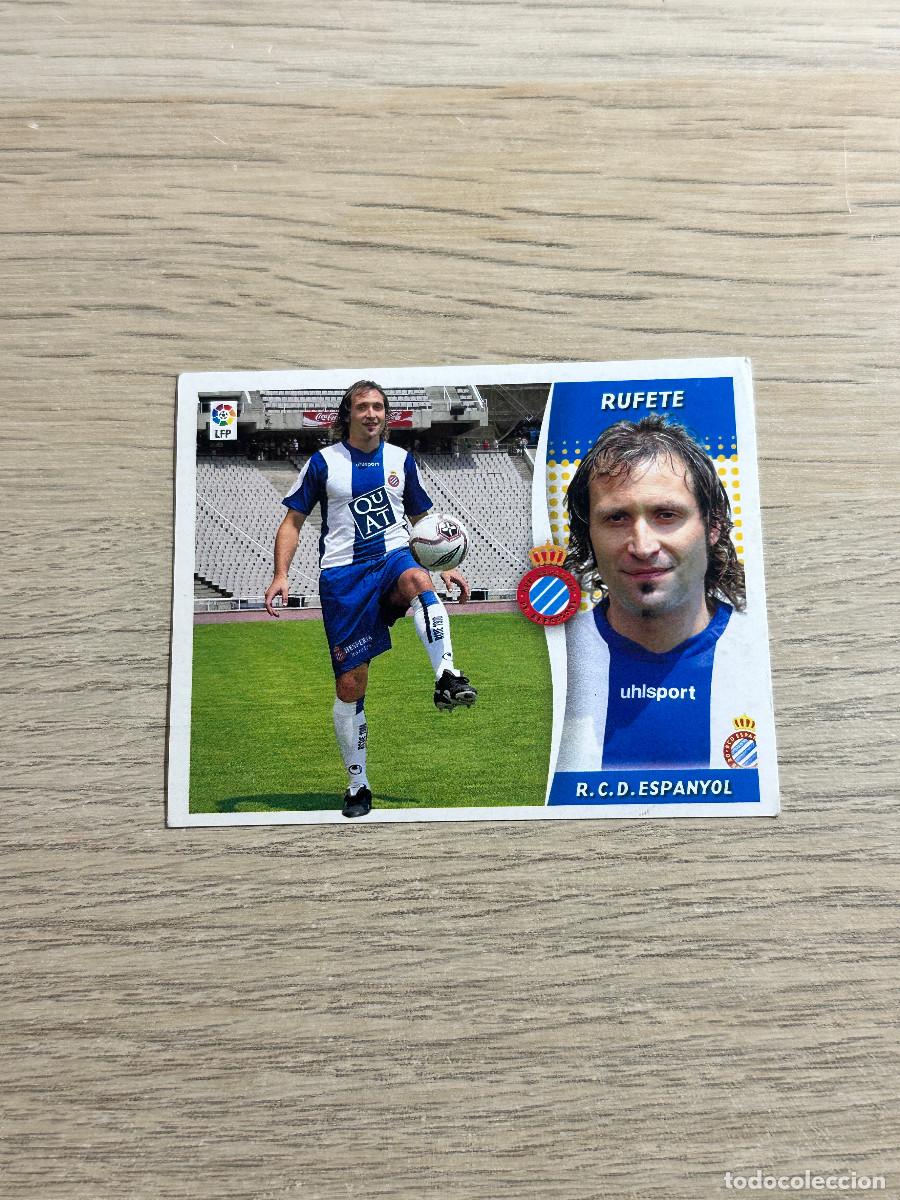 Fu&szlig;ball-Sticker: RUFETE ESPANYOL ULTIMOS FICHAJES 11 ESTE LIGA 2006 2007 06 07 SIN NUNCA PEGADO