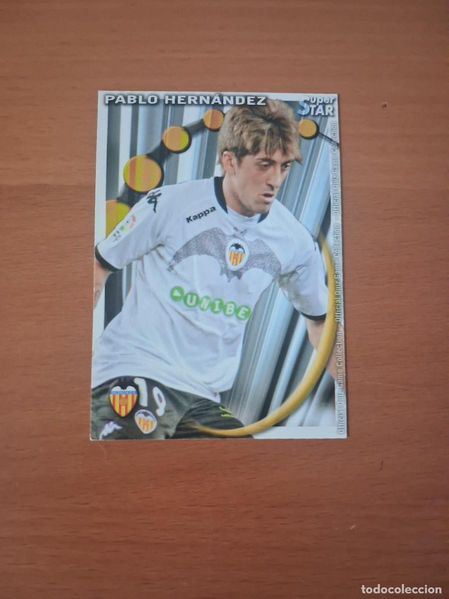 Fu&szlig;ball-Sticker: Mundicromo Official Quiz Game Collection 2010 2011 Valencia CF 78 Pablo Hernandez Superstar