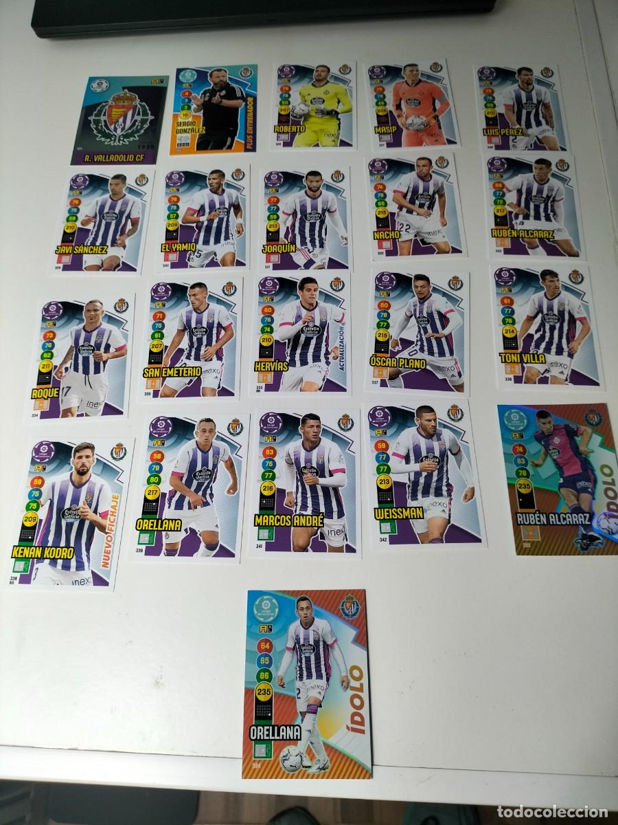Football Stickers: Lote 21 cromos diferentes Panini Adrenalyn 2020-2021 20-21 - Real Valladolid ( Incluye especiales