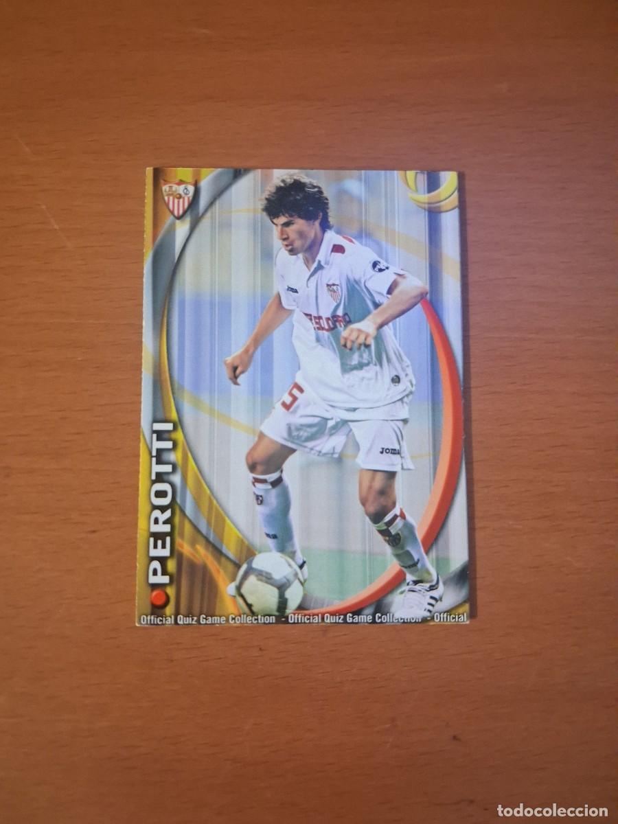 Football Stickers: Mundicromo Official Quiz Game Collection 2010 2011 Sevilla FC 97 Perotti