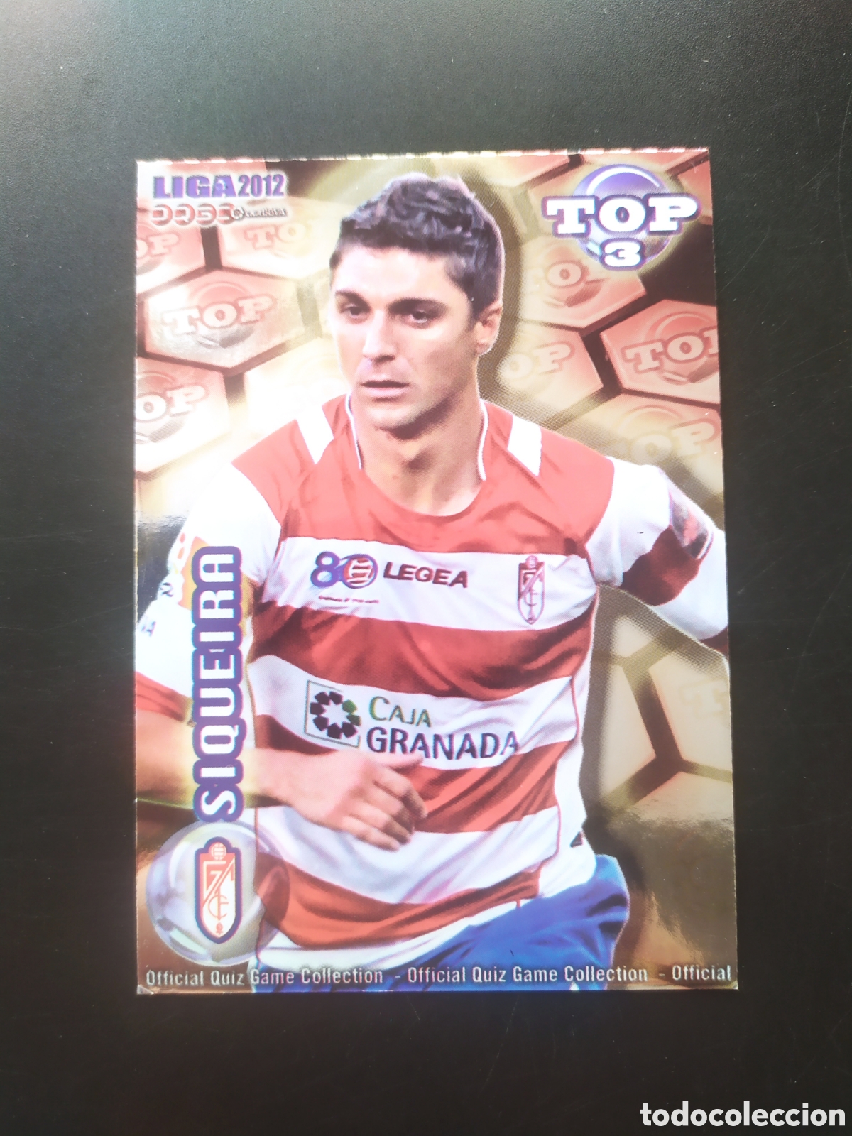 Cromos de f&uacute;tbol: Mundicromo fichas Liga 2011 2012 11 12 Siqueira top brillo rojo n&deg; 585 Granada