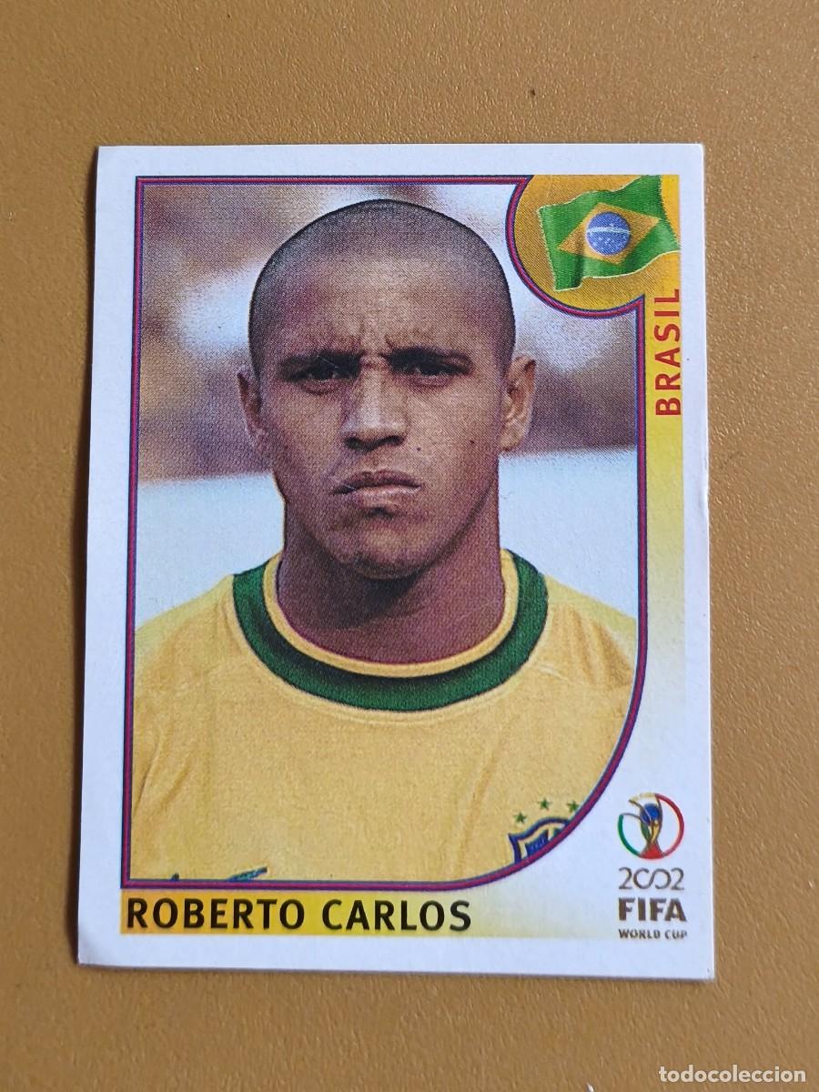 Cromos de f&uacute;tbol: roberto carlos, corea japon 2002. fifa