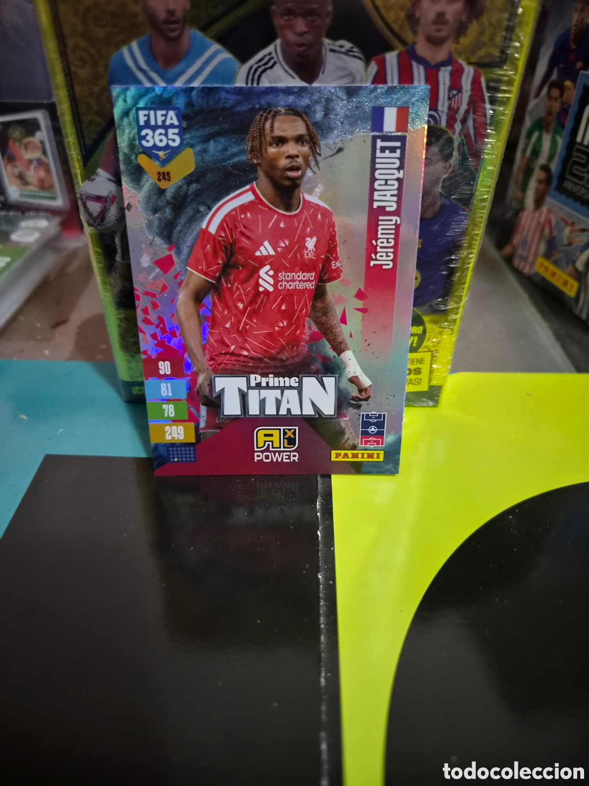 Cromos de f&uacute;tbol: N&deg;245 Prime Titan Jeremy Jacquet FIFA 365 2027