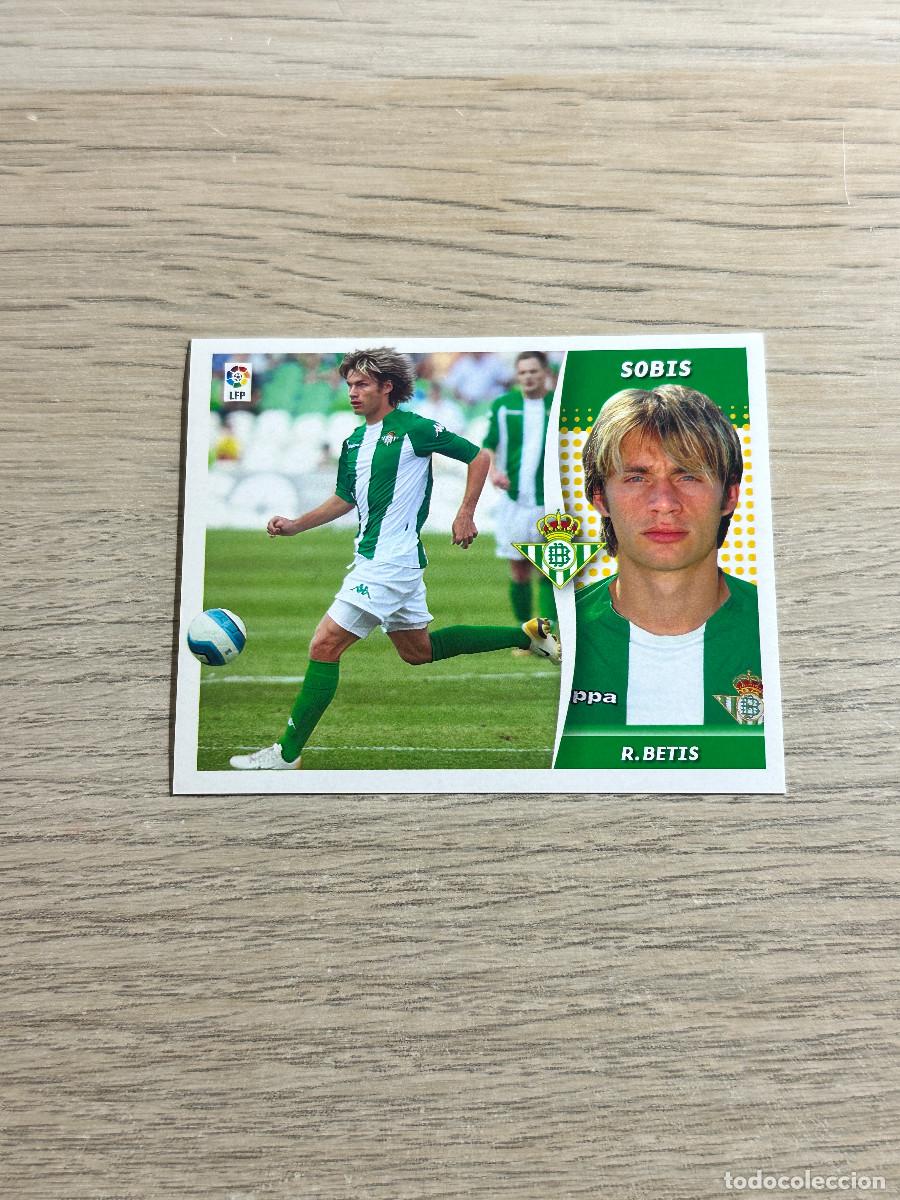 Cromos de Futebol: SOBIS BETIS ULTIMOS FICHAJES 41 ESTE LIGA 2006 2007 06 07 SIN NUNCA PEGADO