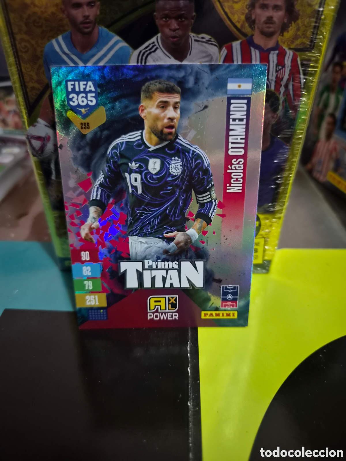 Cromos de Futebol: N&deg;255 Prime Titan Nicolas Otamendi FIFA 365 2027