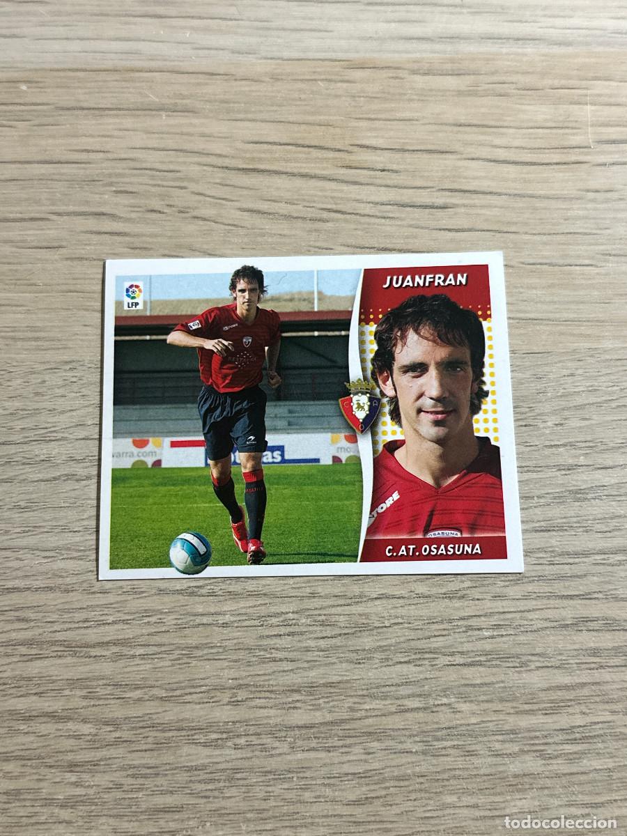 Cromos de Futebol: JUANFRAN OSASUNA ULTIMOS FICHAJES 44 ESTE LIGA 2006 2007 06 07 SIN NUNCA PEGADO