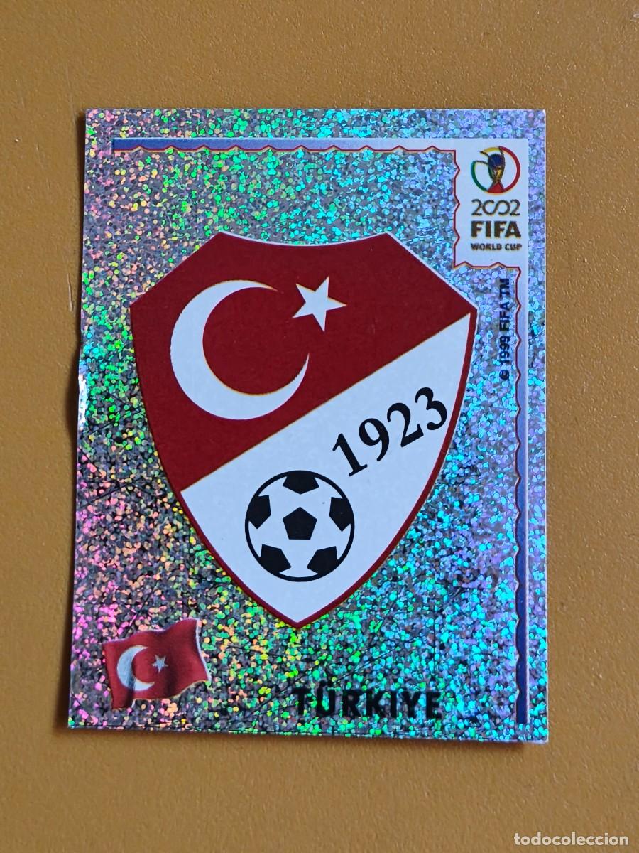 Cromos de Futebol: escudo turquia, corea japon 2002. fifa