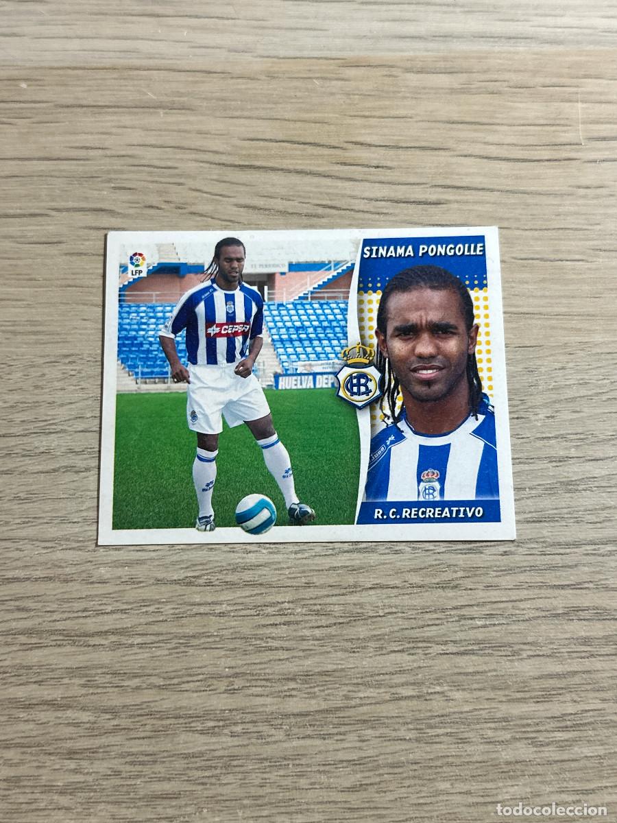 Cromos de Futebol: SINAMA PONGOLLE RECREATIVO ULTIMOS FICHAJES 46 ESTE LIGA 2006 2007 06 07 SIN NUNCA PEGADO