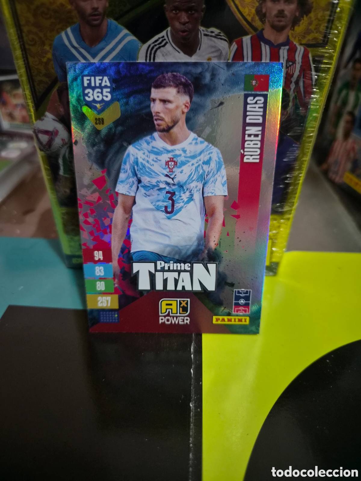 Cromos de f&uacute;tbol: N&deg;259 Prime Titan Ruben Dias FIFA 365 2027
