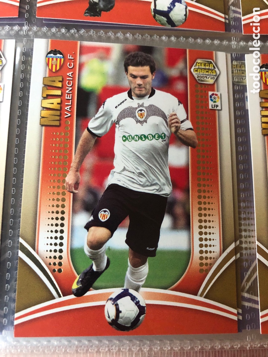 Cartes &agrave; collectionner de Football: 287 - Mata - Valencia - Serie Oro - MGK - Megacracks LIGA 2009 2010 09 10 - PANINI