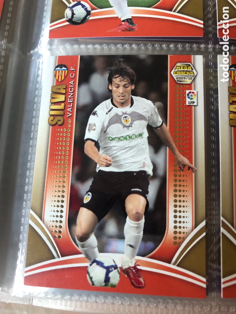 Cartes &agrave; collectionner de Football: SILVA VALENCIA C. F. SERIE ORO 286 PANINI MEGACRACKS 2009 2010 09 10. NUEVO