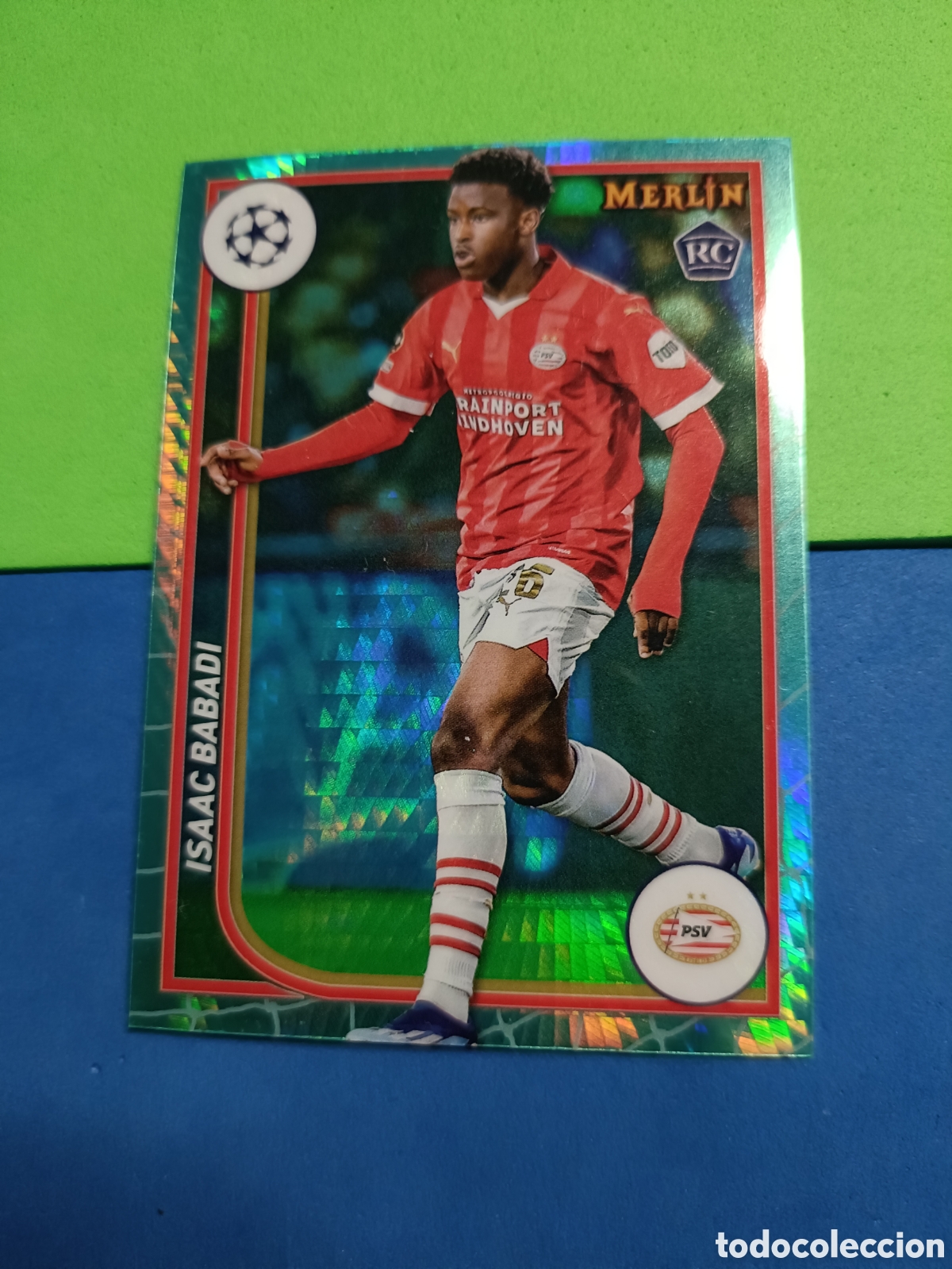 Cartes &agrave; collectionner de Football: 2023 2024 Topps Merlin UEFA Club Competitions - Paralela Rookie Isaac Babadi