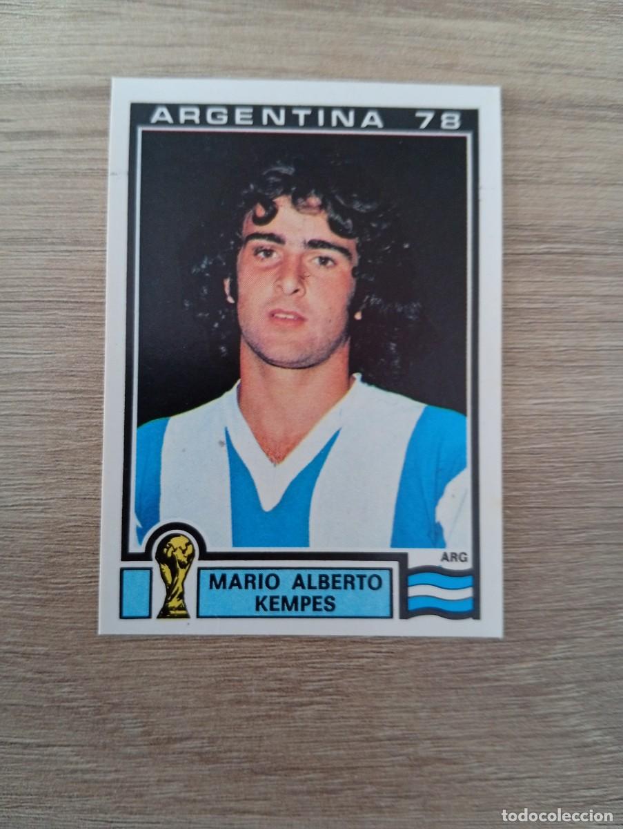 Fu&szlig;ball-Sticker: MARIO ALBERTO KEMPES 56 ARGENTINA PANINI MUNDIAL ARGENTINA 78-ARGENTINA 1978 SIN PEGAR NUNCA PEGADO