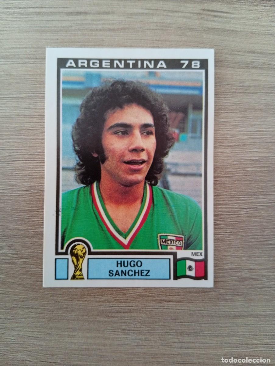 Fu&szlig;ball-Sticker: HUGO SANCHEZ 184 MEXICO PANINI MUNDIAL ARGENTINA 78-ARGENTINA 1978 SIN PEGAR NUNCA PEGADO