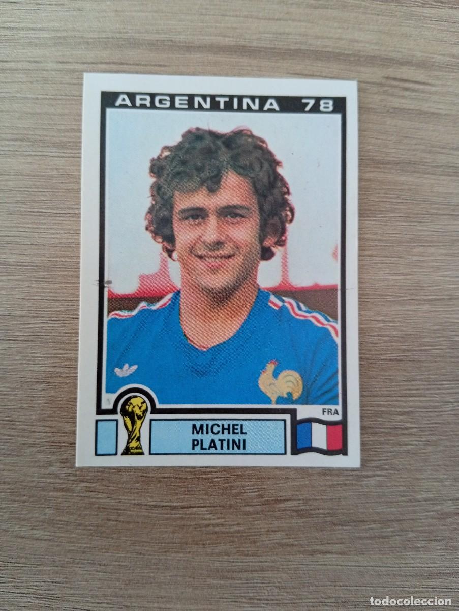 Football Stickers: MICHEL PLATINI 90 FRANCIA PANINI MUNDIAL ARGENTINA 78-ARGENTINA 1978 SIN PEGAR NUNCA PEGADO