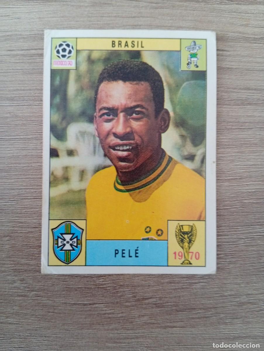 Cromos de Futebol: PELE BRASIL MUNDIAL MEXICO 70 PANINI ORIGINAL VERSION INTERNACIONAL