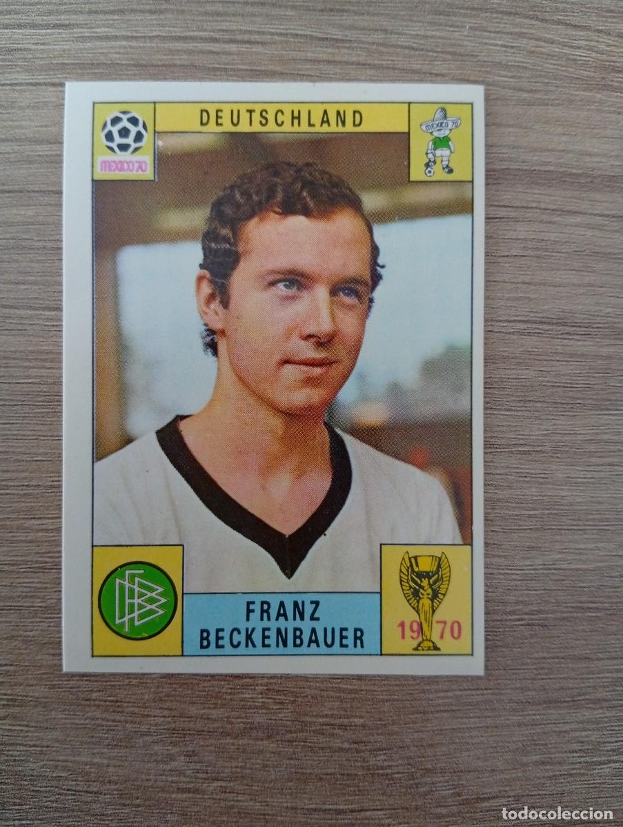 Cartes &agrave; collectionner de Football: FRANZ BECKENBAUER ALEMANIA MUNDIAL MEXICO 70 PANINI ORIGINAL VERSION VERDE
