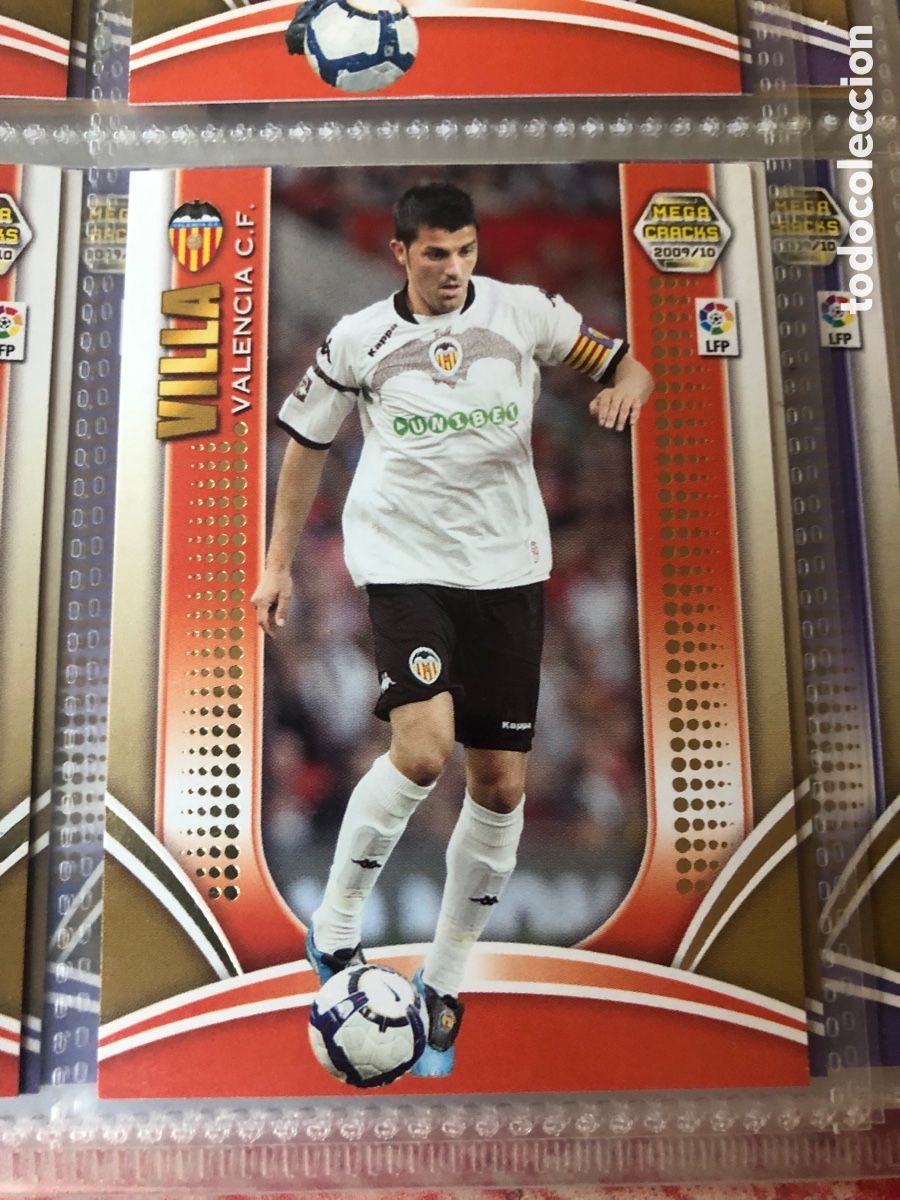 Cartes &agrave; collectionner de Football: C4542. David Villa Serie Oro 288 La Liga BBVA Megacracks 2009/2010 Panini