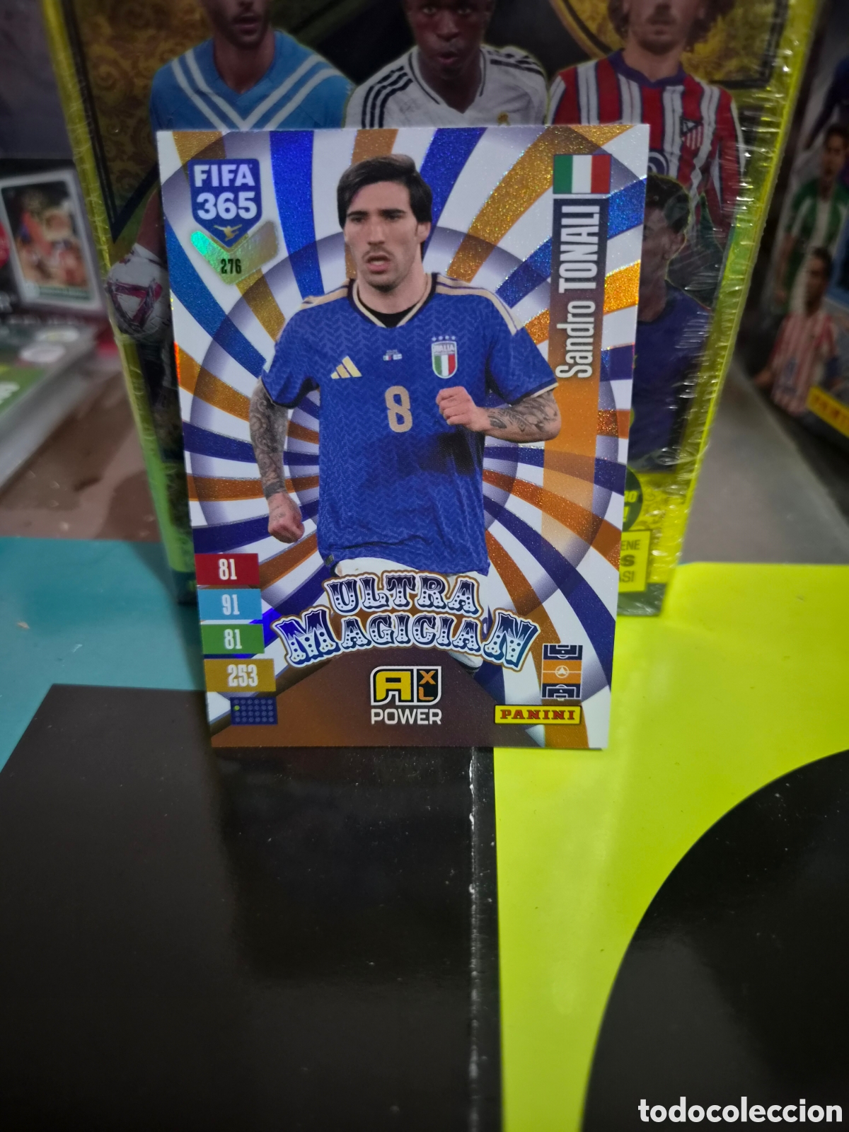 Cartes &agrave; collectionner de Football: N&deg;276 Ultra Magician Sandro Tonali FIFA 365 2027