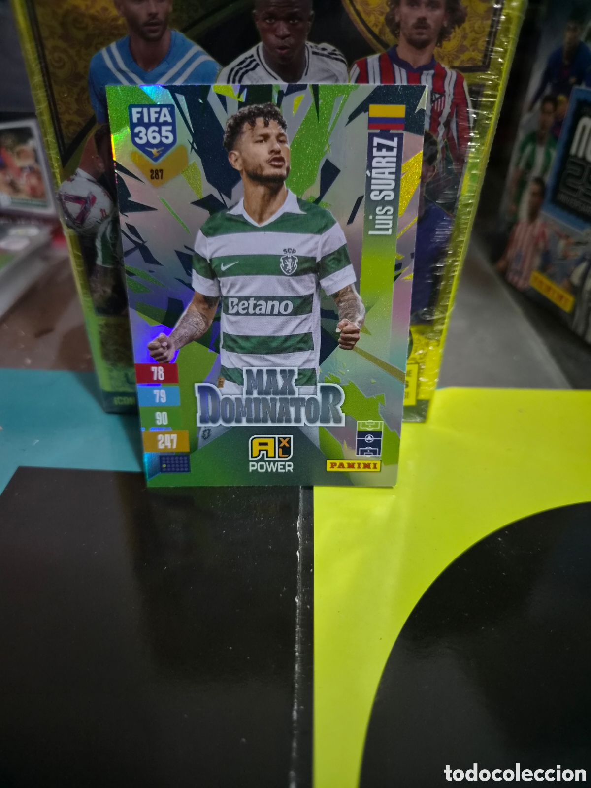 Cromos de f&uacute;tbol: N&deg;287 Max Dominator Luis Suarez FIFA 365 2027