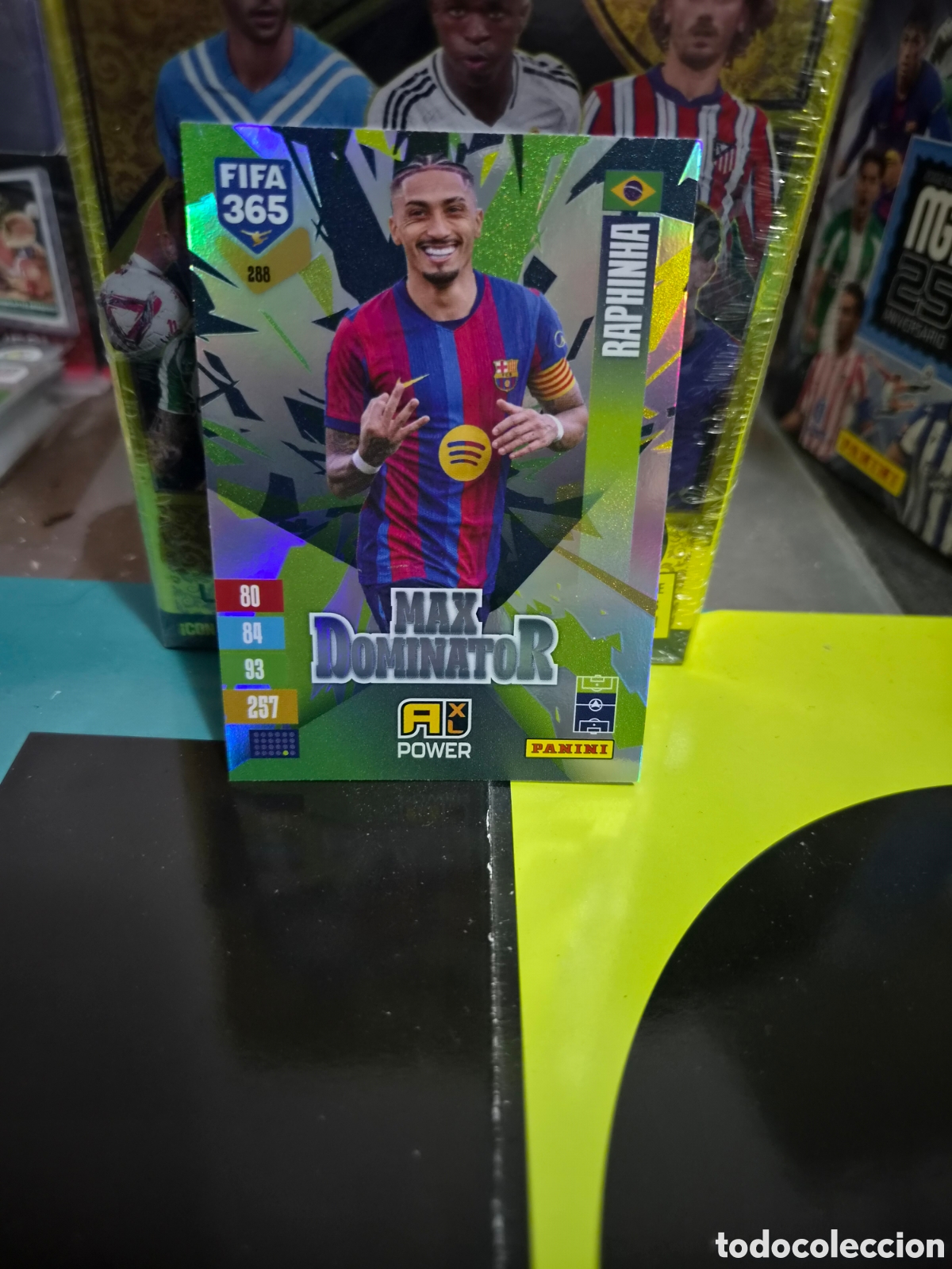 Cromos de f&uacute;tbol: N&deg;288 Max Dominator Raphinha FIFA 365 2027